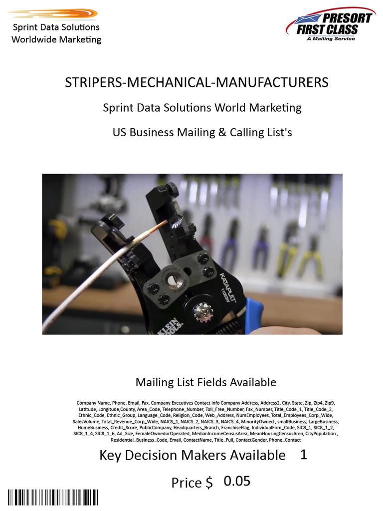 STRIPERS-MECHANICAL-MANUFACTURERS