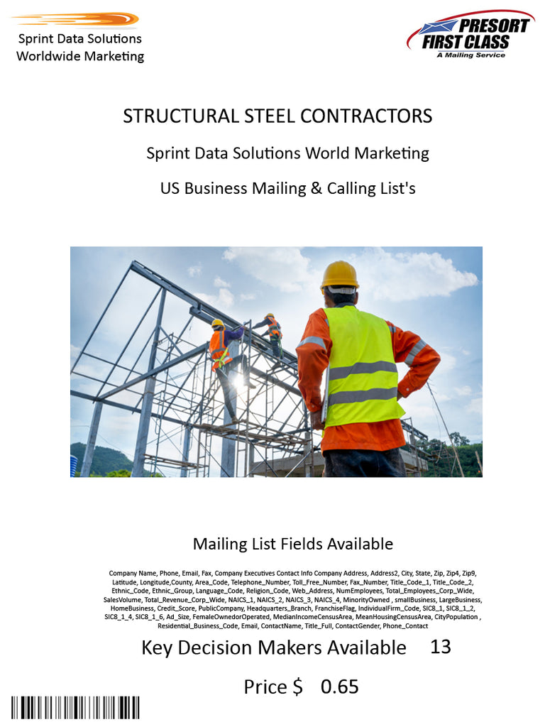 STRUCTURAL STEEL CONTRACTORS