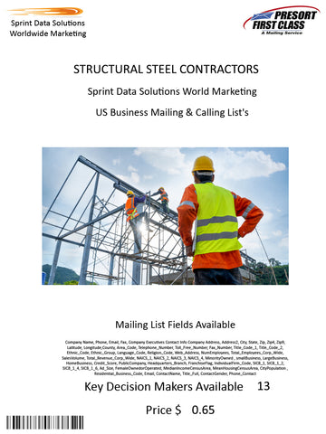 STRUCTURAL STEEL CONTRACTORS