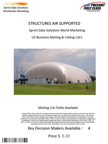 STRUCTURES AIR SUPPORTED