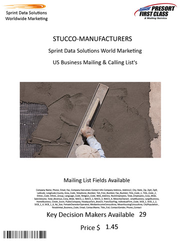 STUCCO-MANUFACTURERS