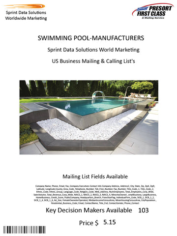 SWIMMING POOL-MANUFACTURERS