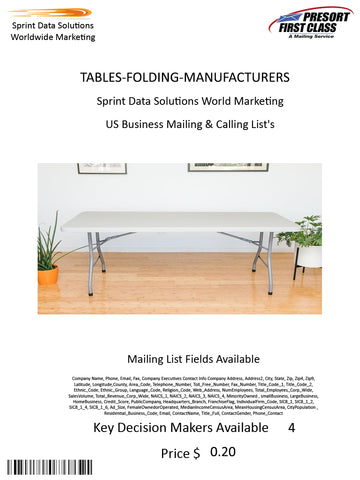 TABLES-FOLDING-MANUFACTURERS