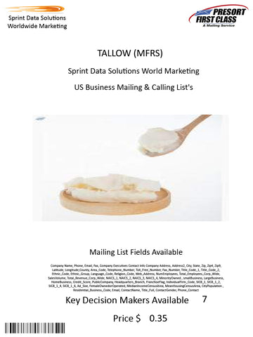 TALLOW (MFRS)