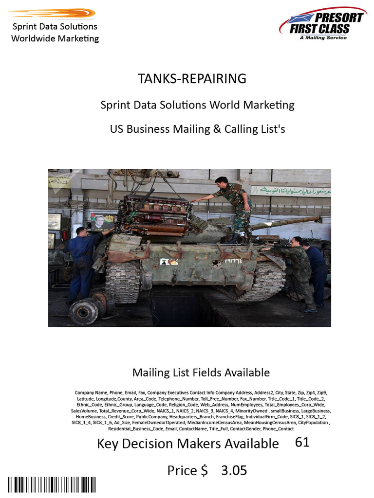 TANKS-REPAIRING