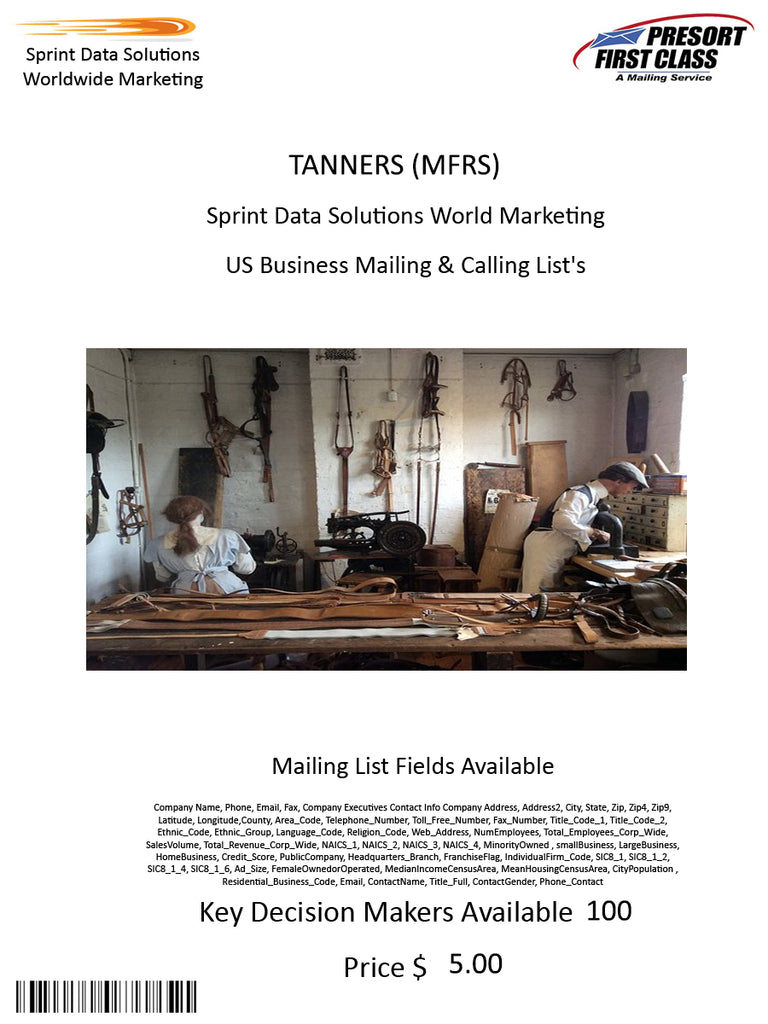 TANNERS (MFRS)