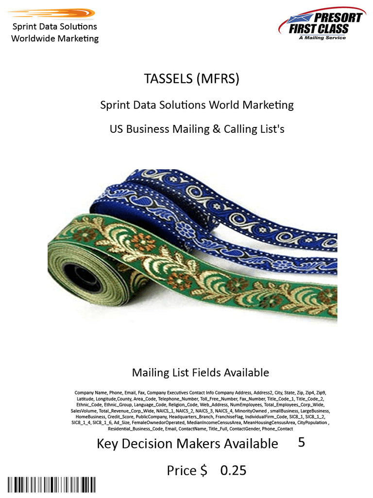 TASSELS (MFRS)