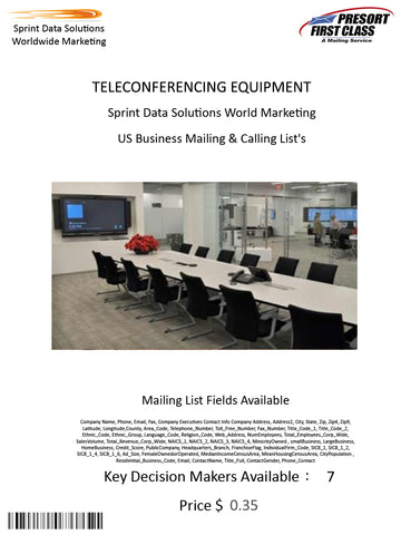 TELECONFERENCING EQUIPMENT