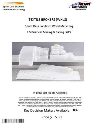 TEXTILE BROKERS (WHLS)