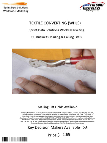 TEXTILE CONVERTING (WHLS)