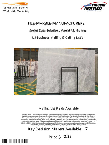 TILE-MARBLE-MANUFACTURERS