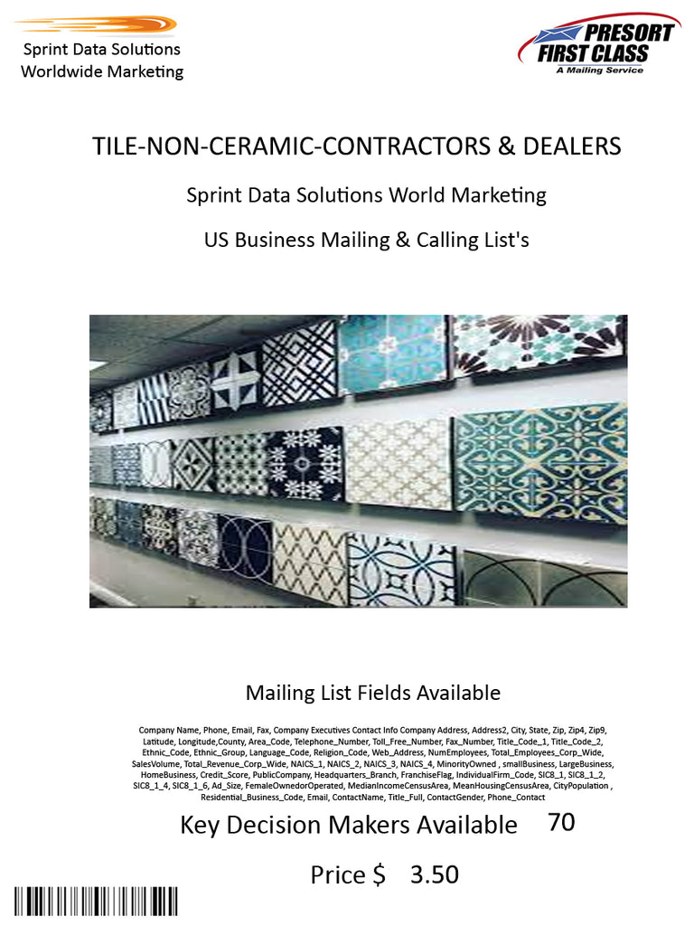 TILE-NON-CERAMIC-CONTRACTORS & DEALERS