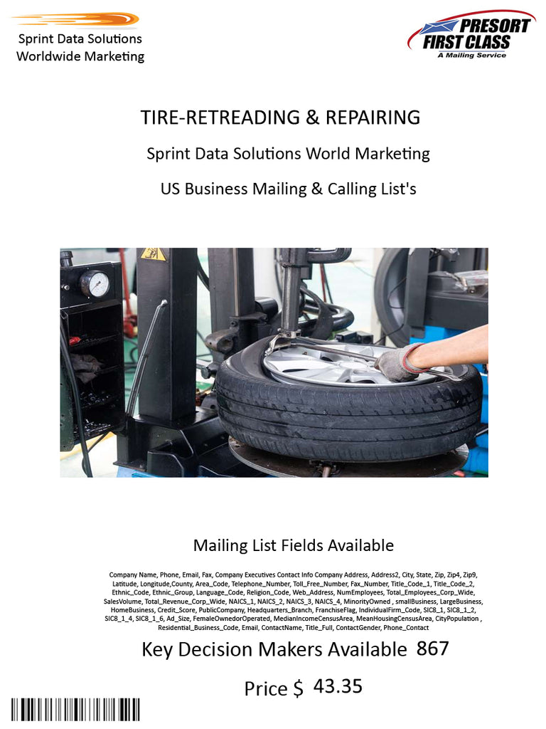 TIRE-RETREADING & REPAIRING