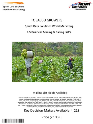 TOBACCO GROWERS