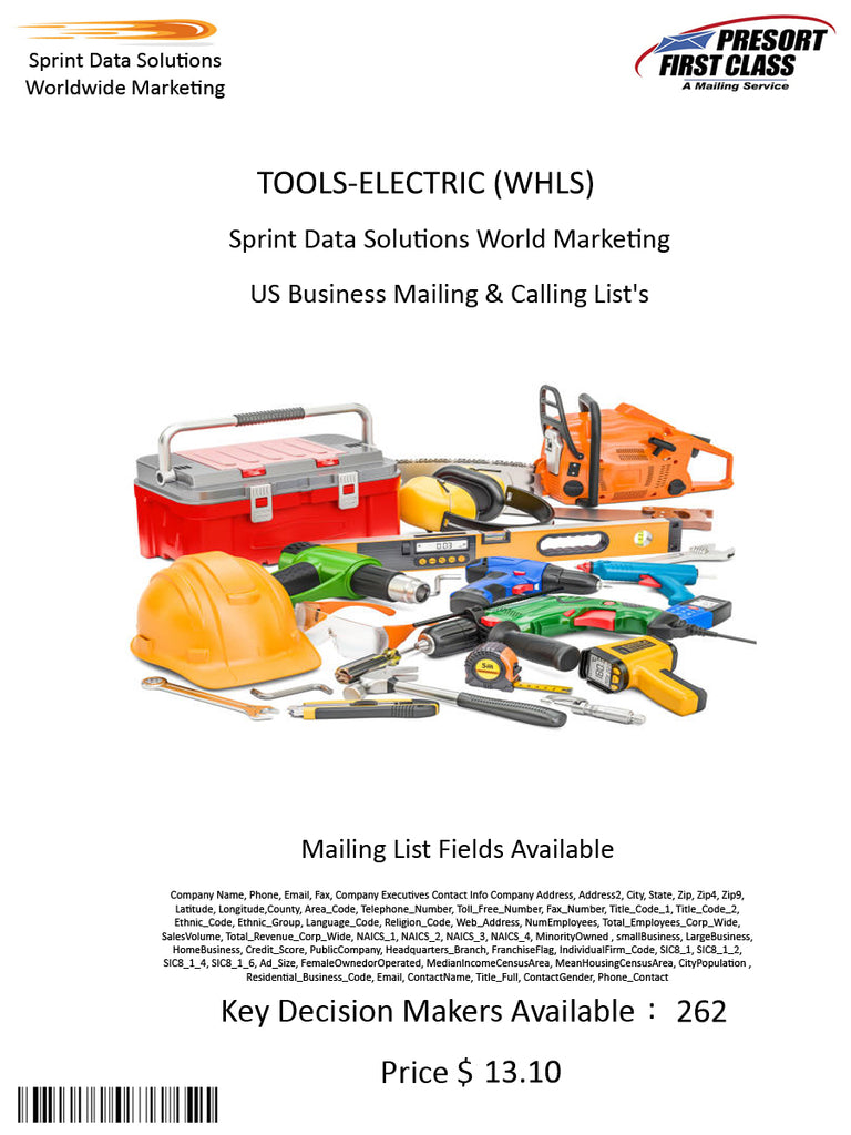 TOOLS-ELECTRIC (WHLS)