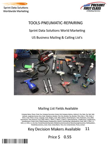 TOOLS-PNEUMATIC-REPAIRING