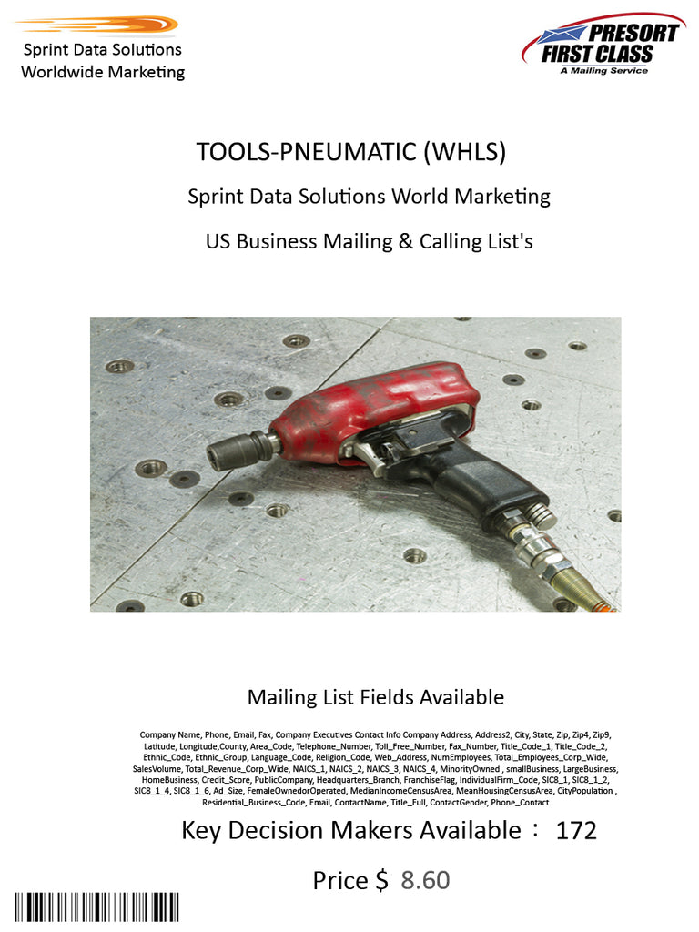 TOOLS-PNEUMATIC (WHLS)