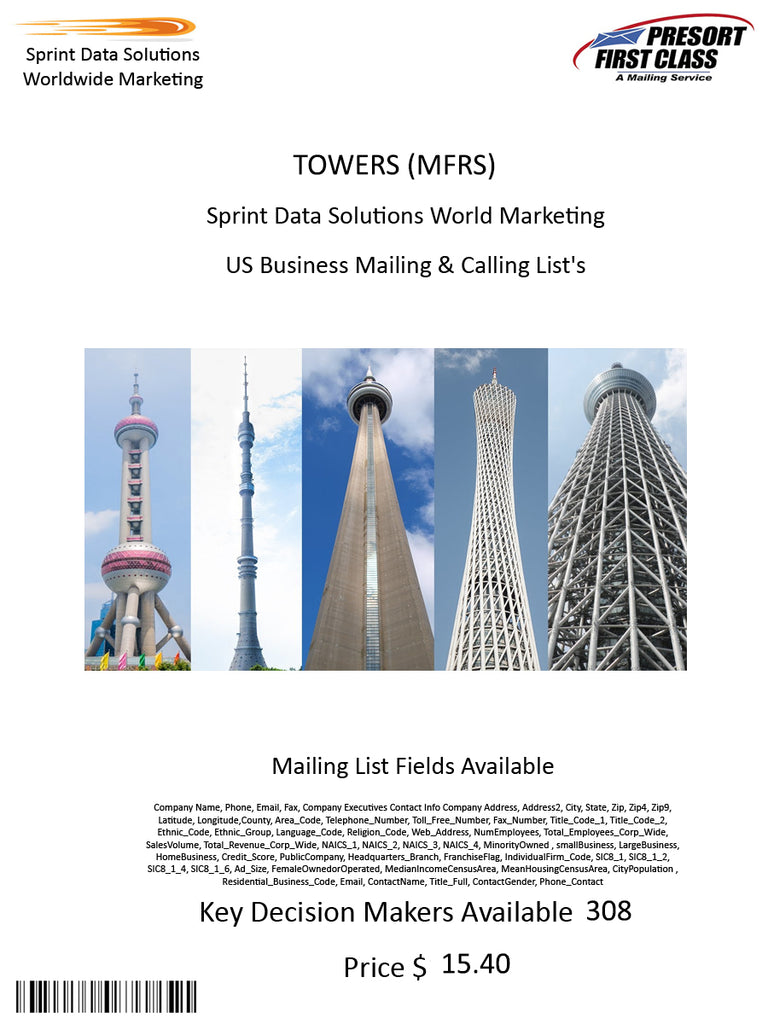 TOWERS (MFRS)