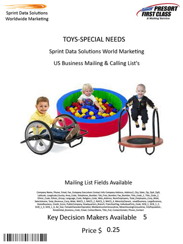 TOYS-SPECIAL NEEDS