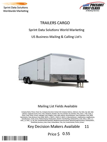 TRAILERS CARGO