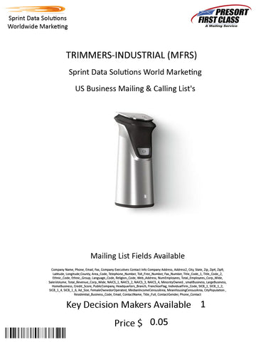 TRIMMERS-INDUSTRIAL (MFRS)