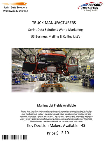 TRUCK-MANUFACTURERS