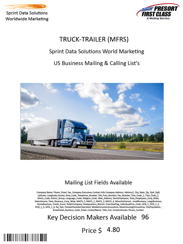 TRUCK-TRAILER (MFRS)