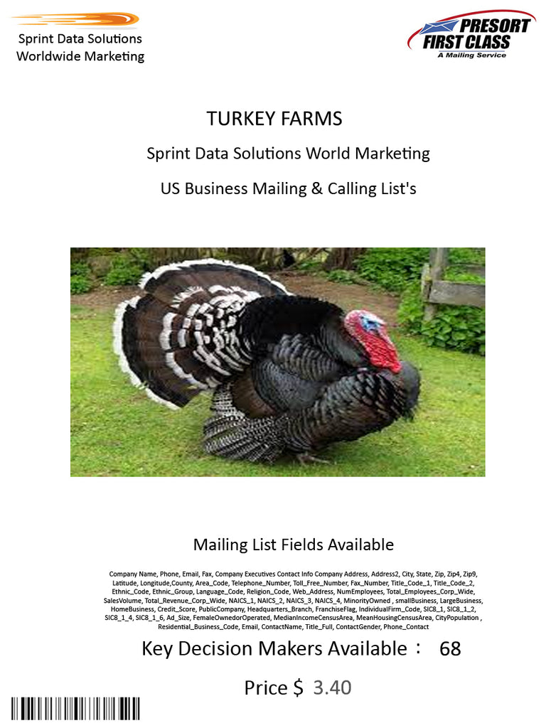 TURKEY FARMS