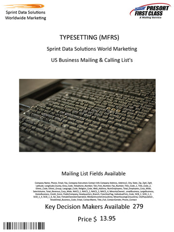 TYPESETTING (MFRS)