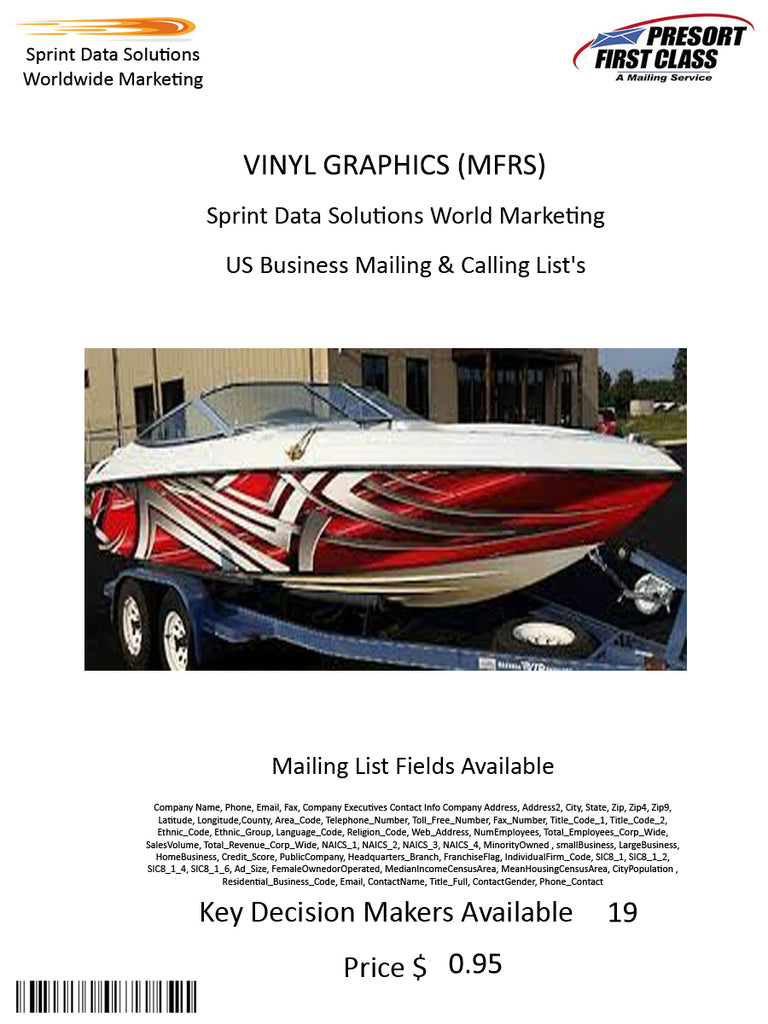 VINYL GRAPHICS (MFRS)