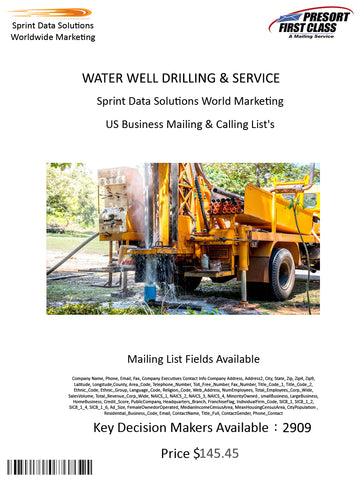 WATER WELL DRILLING & SERVICE