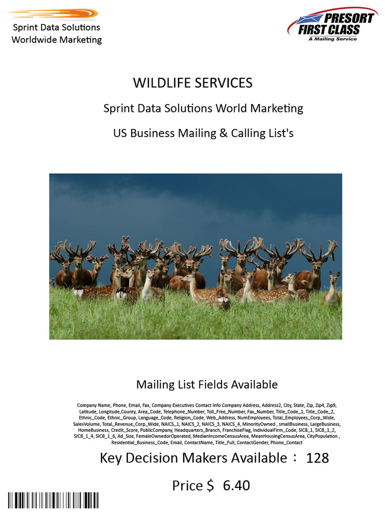 WILDLIFE SERVICES