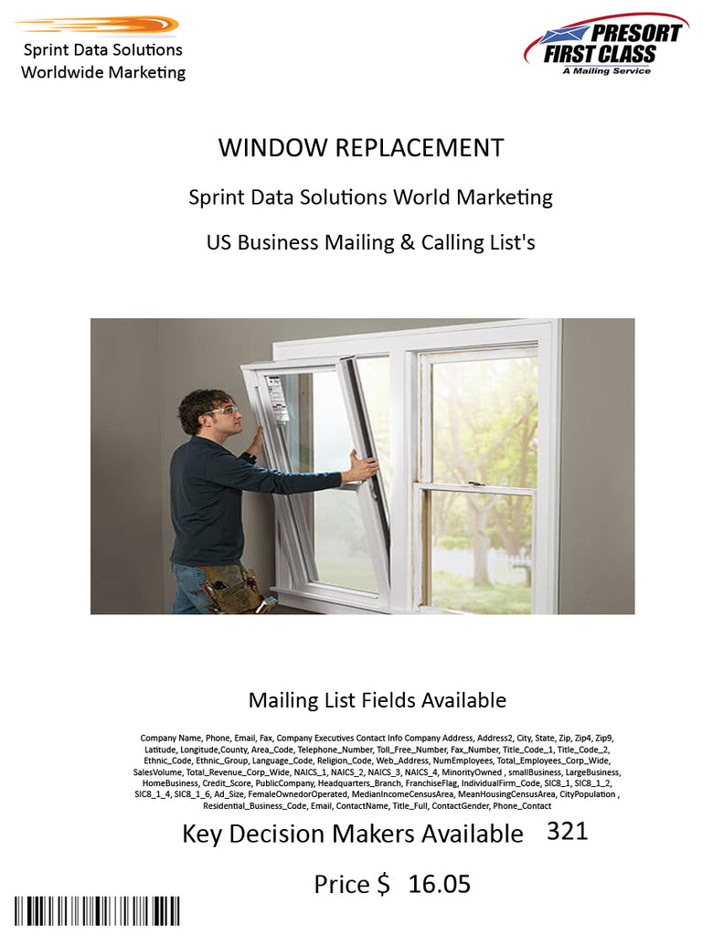 WINDOW REPLACEMENT