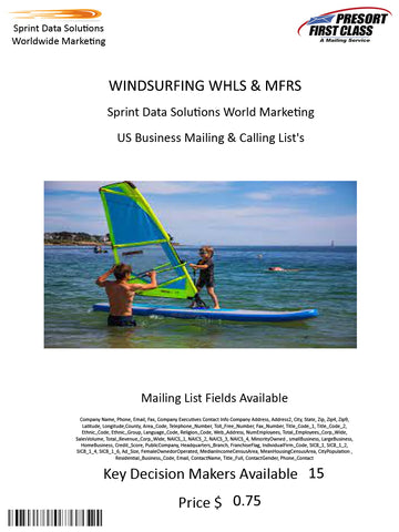 WINDSURFING WHLS & MFRS