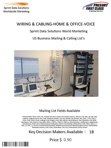 WIRING & CABLING-HOME & OFFICE-VOICE