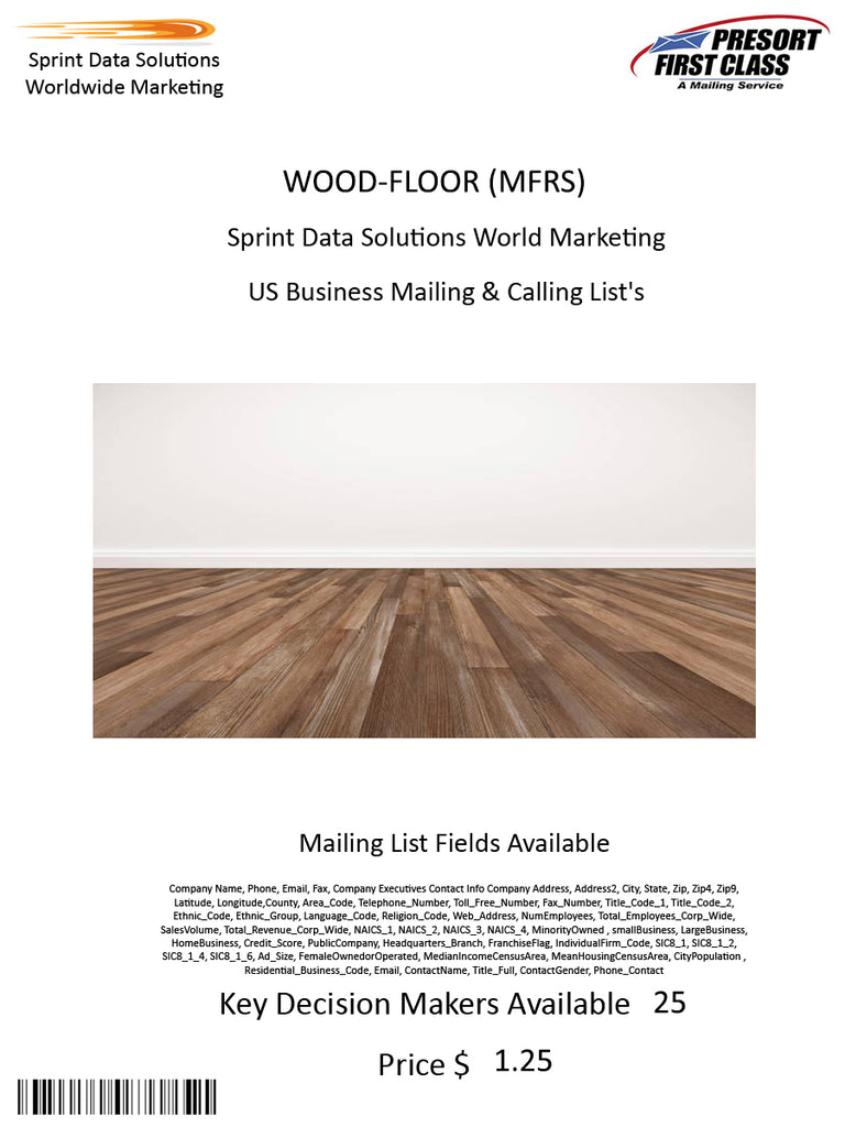 WOOD-FLOOR (MFRS)