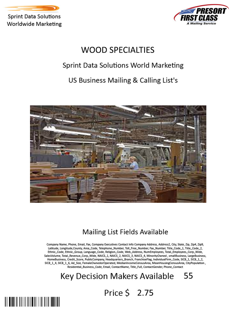 WOOD SPECIALTIES