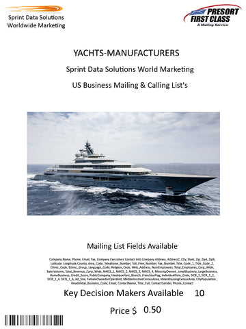 YACHTS-MANUFACTURERS