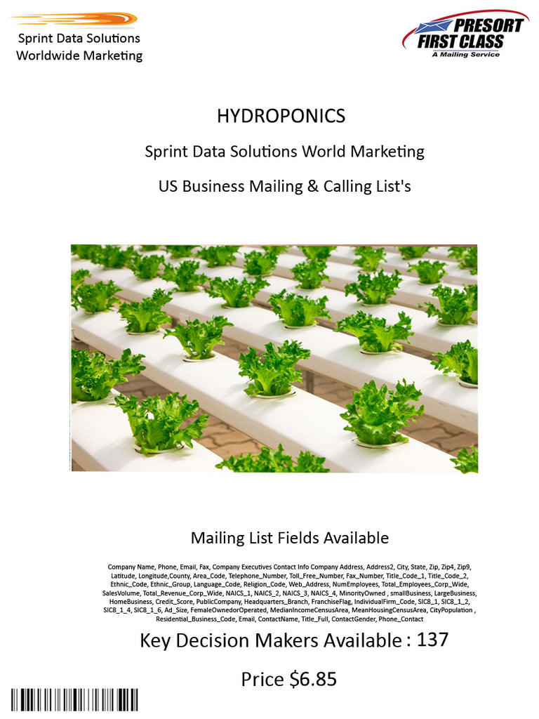 HYDROPONICS